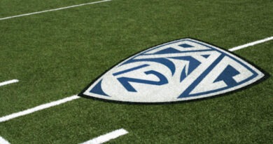 McLaughlin: More Pac-12 Expansion Coming This Week? Pac-12 conference logo on a football field